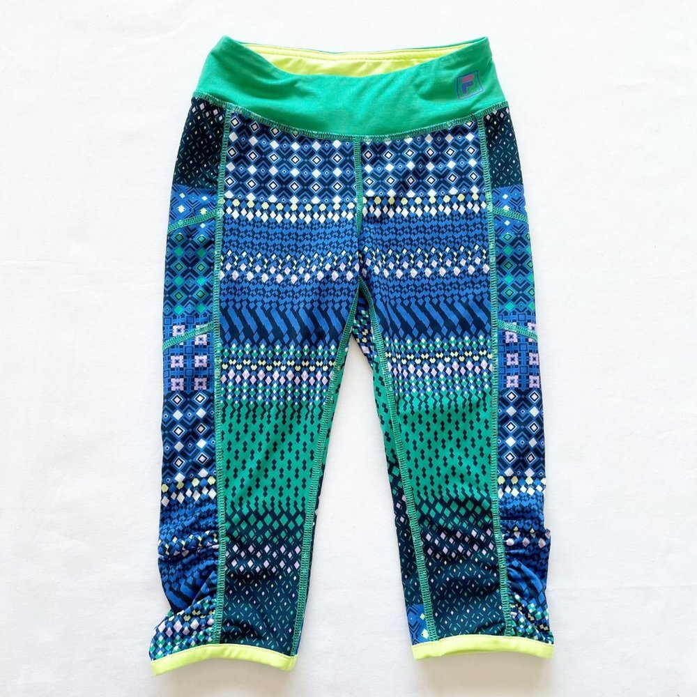 Fila Girls’ Athletic Cropped Leggings size 7